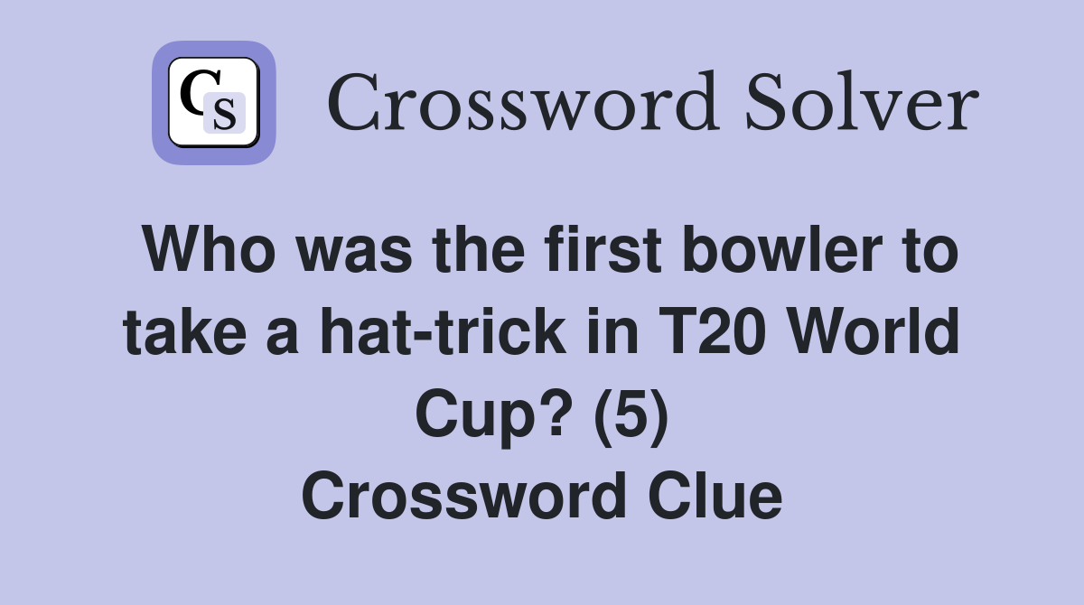 Who was the first bowler to take a hattrick in T20 World Cup? (5